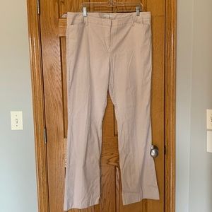 Tan and White pants size 18 Tall